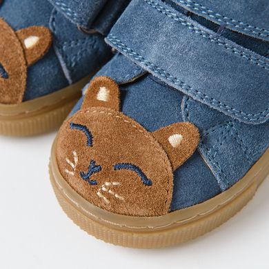 Cool Club, Pantofi sport din piele pentru baieti, bleumarin