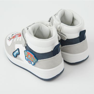 Cool Club, Pantofi sport pentru baieti, alb, imprimeu Paw Patrol