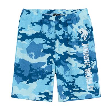 Cool Club, Pijama pentru baieti, alb-albastru, imprimeu Jurassic World