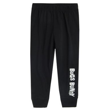 Cool Club, Pijama pentru baieti, gri-negru, imprimeu Looney Tunes
