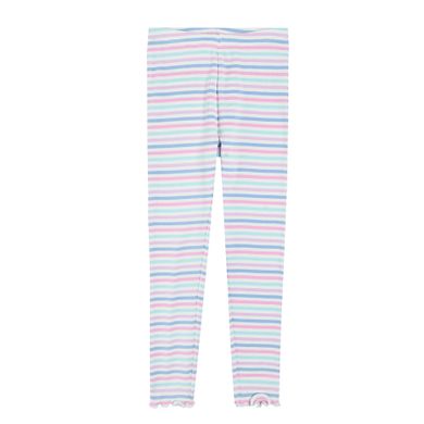 Cool Club, Pijama pentru fete, ecru, in dungi, imprimeu Peppa Pig