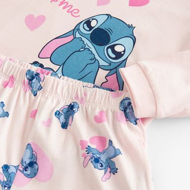 Cool Club, Pijama pentru fete, roz, imprimeu Lilo si Stitch