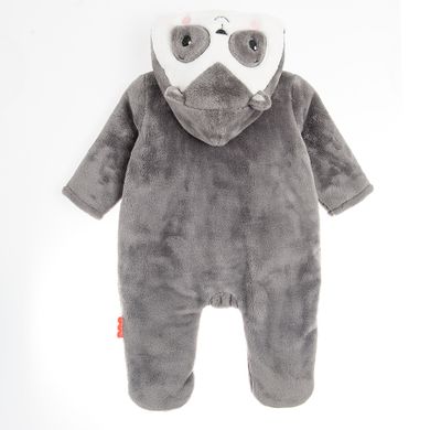 Cool Club, Pijama tip salopeta calduroasa pentru copii, gri, Fisher-Price