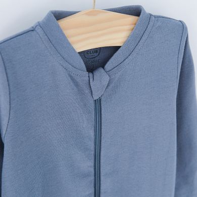 Cool Club, Pijama tip salopeta pentru baieti, bumbac organic, mix de culori, imprimeu animale acvatice, set 2 buc.