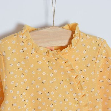 Cool Club, Pijama tip salopeta pentru fete, galben, roz, set, 2 buc.