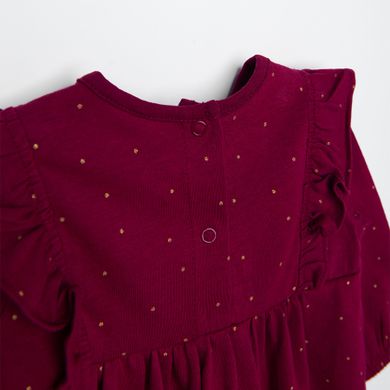 Cool Club, Rochie cu maneca lunga pentru fete, claret