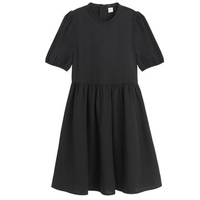 Cool Club, Rochie cu maneca scurta pentru fete, negru