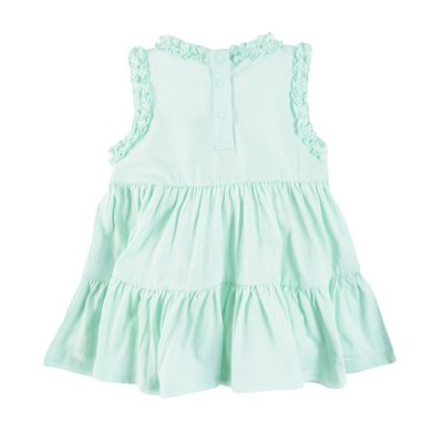 Cool Club, Rochie fara maneci pentru fete, roz, verde-menta, set 2 buc..