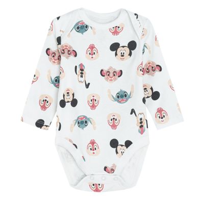 Cool Club, Set pentru baieti, Salopeta cu botosei, Body cu maneca lunga, Caciula, mix, imprimeu Disney