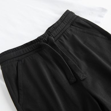 Cool Club, Set pentru baieti, Tricou, Pantaloni scurti, alb-negru