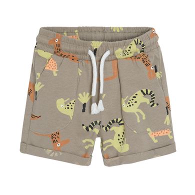 Cool Club, Set pentru baieti, Tricou, Pantaloni scurti, portocaliu-gri