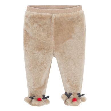 Cool Club, Set pentru bebelusi, Bluza, Pantaloni cu botosei, maro deschis
