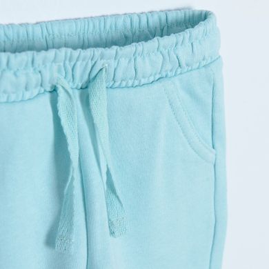 Cool Club, Set pentru fete, Body cu maneca scurta, Pantaloni trening, ecru-menta verde
