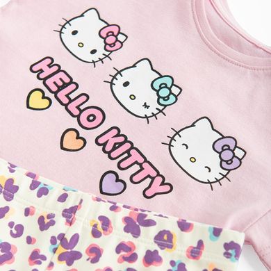 Cool Club, Set pentru fete, Tricou, Pantaloni scurti, mix, imprimeu Hello Kitty
