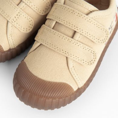 Cool Club, Tenisi pentru bebelusi, maro, talpa Barefoot, imprimeu Winnie the Pooh