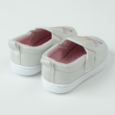 Cool Club, Tenisi tip slip on pentru fete, argintiu