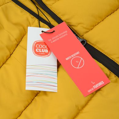 Cool Club, Vesta cu gluga pentru baieti, galben