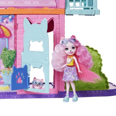 Enchantimals, Casuta de oras cu cafenea, set papusa cu accesorii