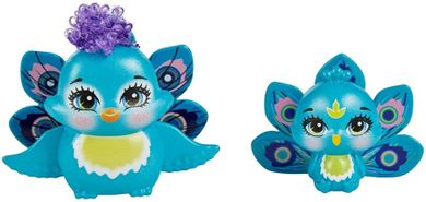 Enchantimals, Patter si Piera Peacock, 2 papusi si figurine