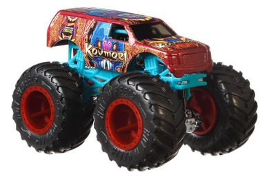 Hot Wheels, Monster Trucks, Demolition Doubles, Raijyu vs Koum, set cu 2 masinute