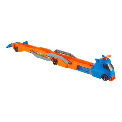 Hot Wheels, Speed Track Transporter pentru 9 masini, scara 1:64