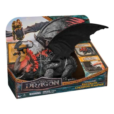 How To Train Your Dragon, Red Death Chomping Rampage, figurina de dragon