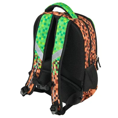 Kayokki, rucsac pentru scoala cu 1 compartiment, Pixeli