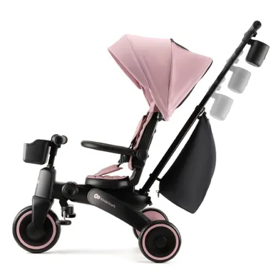 Kinderkraft, Jazz 2, tricicleta multifunctionala 5 in 1, Candy Pink