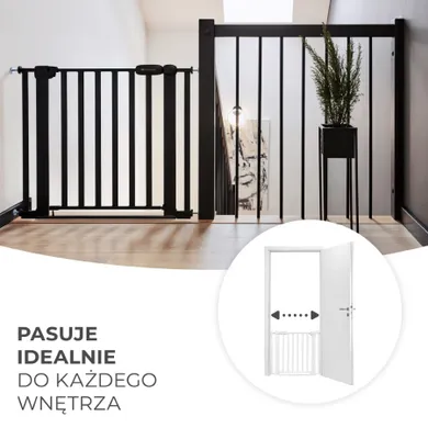 Kinderkraft, Lock & Go, poarta de siguranta, White