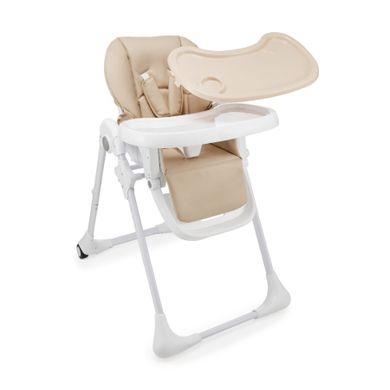 Kinderkraft, Tummie, scaun de masa pliabil 2 in 1, Beige