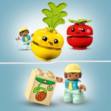 LEGO DUPLO, Primul meu tractor cu fructe si legume, 10982
