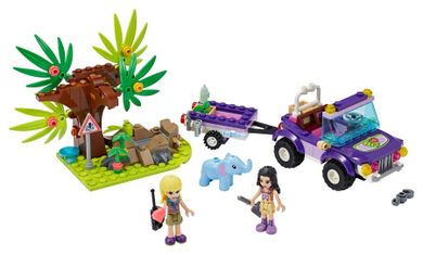LEGO Friends, Salvarea puiului de elefant din jungla, 41421