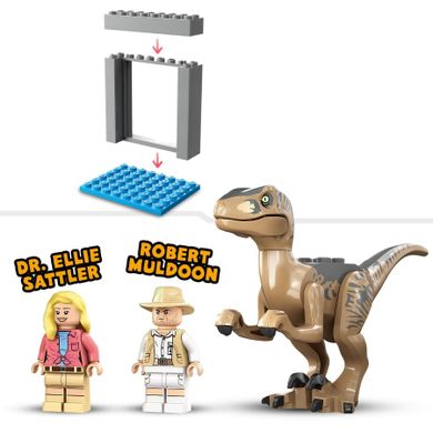 LEGO Jurassic Park, Evadarea unui Velociraptor, 76957