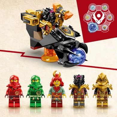 LEGO NINJAGO, Dragonul de lava transformator cu val de caldura, 71793