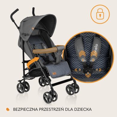 Lionelo, Elia, carucior sport, 6-15 kg, Graphite