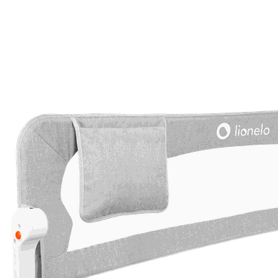 Lionelo, Eva, bariera de protectie pentru patut, Grey Melange