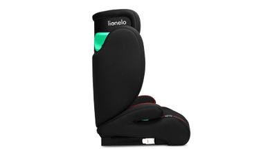 Lionelo, Hugo, I-size, scaun auto, 100-150 cm, Sporty Black Red