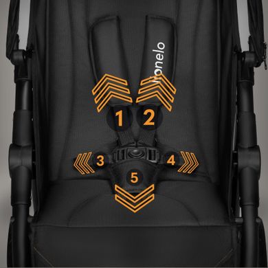 Lionelo, Natt, carucior sport, Black Onyx