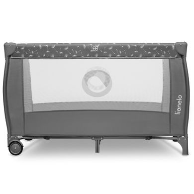 Lionelo, Stefi Plus, patut de voiaj portabil, pe doua niveluri, Grey White