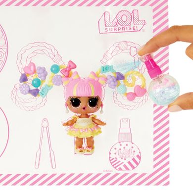 L.O.L. Surprise, Hair Beads Salon, set cu mini papusa