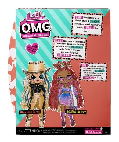 L.O.L. Surprise O.M.G. Core Series 7, Western Cutie, papusa cu accesorii