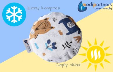 Medi Partners, Boho Animals, perna termica mica cu samburi de visine