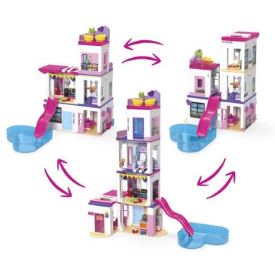 MEGA Barbie Color Reveal, Casuta de vis, 545 piese, set