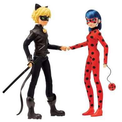 Miraculous, papusi Ladybug si Cat Noir, 30 cm