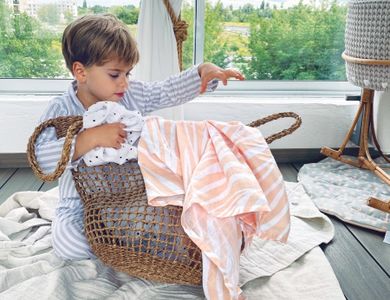 Motherhood, Paturici din muselina Premium 80-120 cm, 2 buc., Pink Classics