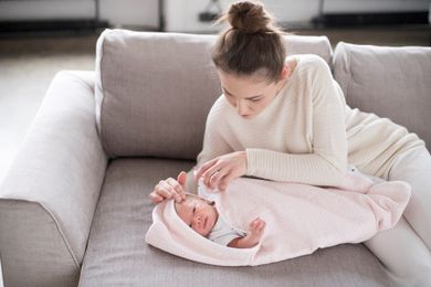 Motherhood, Prosop din muselina pentru sugari (65-130), Mint Boats