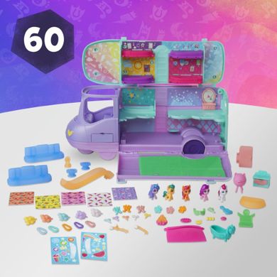 My Little Pony, Caravana magica a poneilor, set cu figurine si accesorii