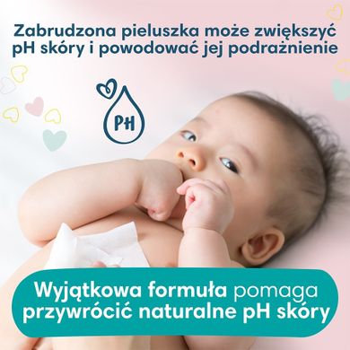 Pampers Sensitive, servetele umede, 12 pachete de 52 servetele, 624 buc.