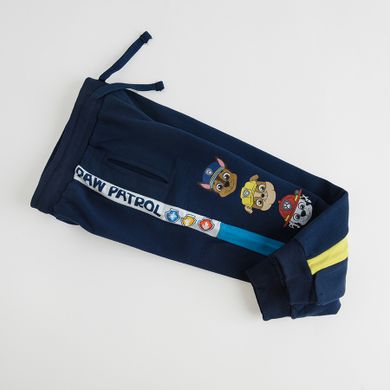 Pantaloni trening pentru baieti, bleumarin, imprimeu Paw Patrol, Licence Brand