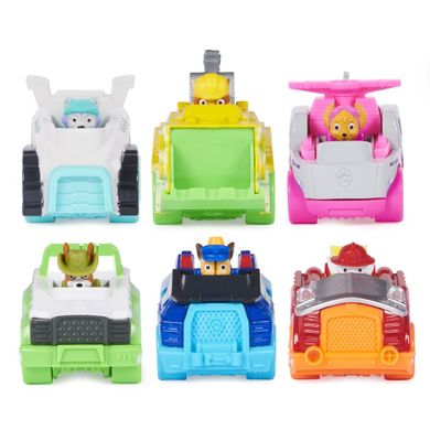 Paw Patrol, Die-Cast neon, set de vehiculi, 6 buc.